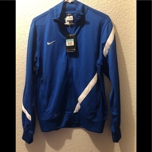 Nike Other - Nike men’s royal blue medium dri-fit sports jacket brand new with tags